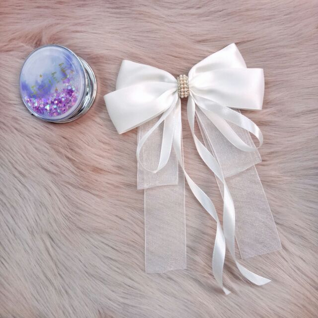 Kẹp tóc nơ 🎀 Kẹp tóc nơ tiểu thư xinh xắn cho nữ