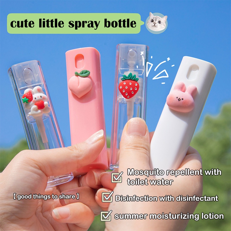 Chai Xịt Nước Hoa Mini 10ml Hình Vuông Họa Tiết Hoạt Hình Dễ Thương