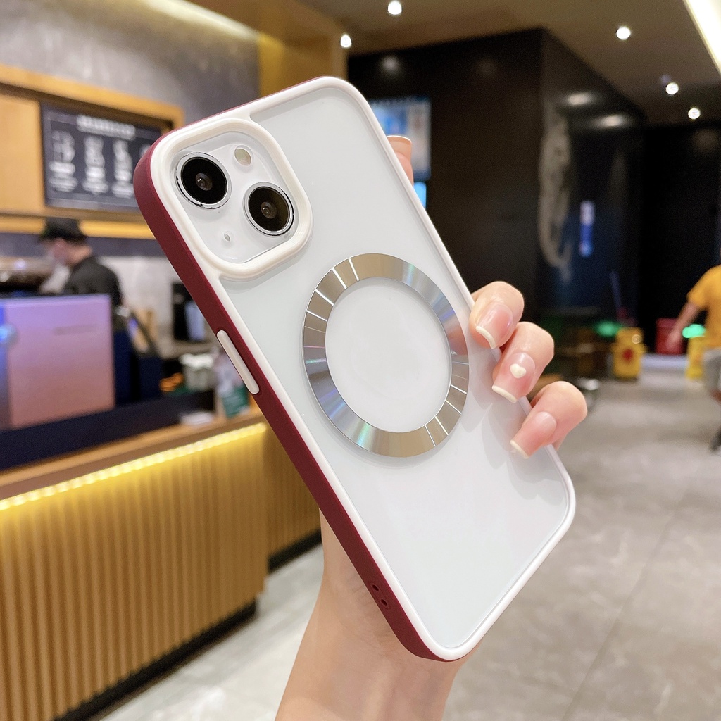 Ốp Điện Thoại Trong Suốt Chống Sốc Nhiều Màu Sắc Cho iPhone 11 12 pro max 13 pro max