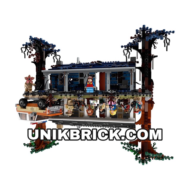 [CÓ HÀNG] Lego UNIK BRICK 75810 The Upside Down Thế giới ngược trong Stranger Things chính hãng (như hình).