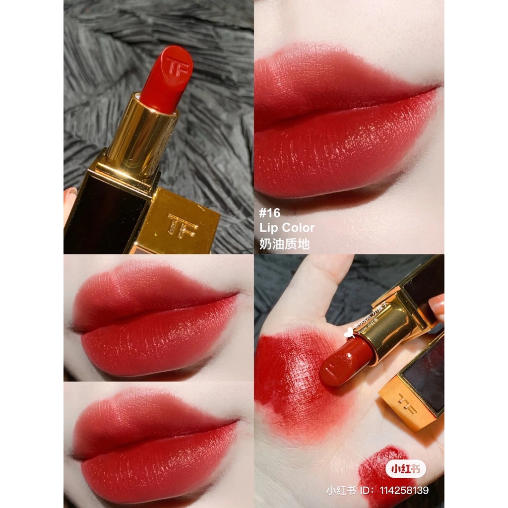 Son Tom Ford Lip Color Rouge A Levres màu #16 Scarlet Rouge