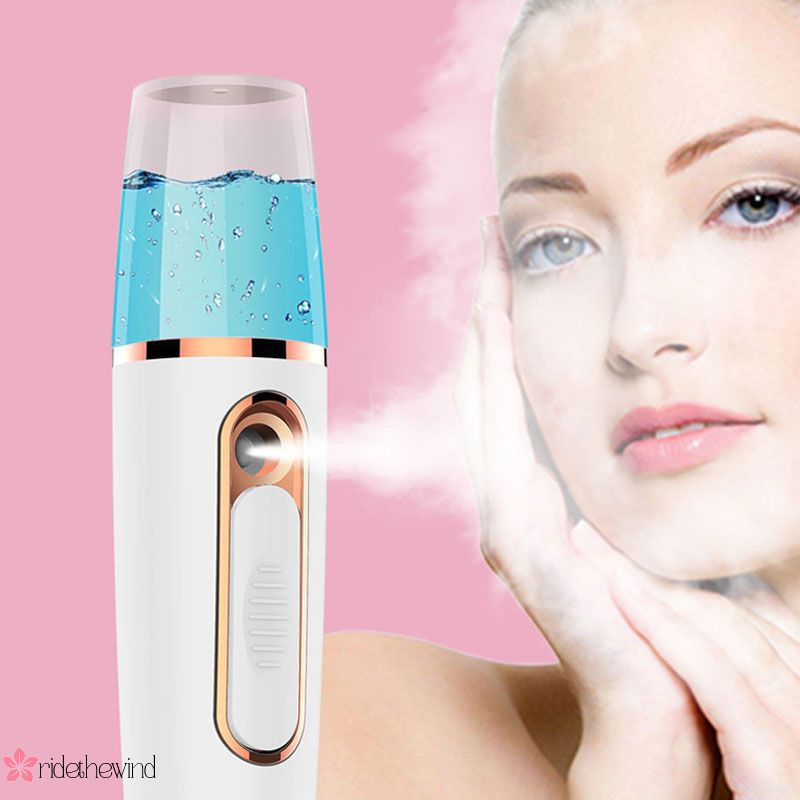 Yin Yushang hand-held cold spray water meter facial humidifier USB charging to carry at any time spray steaming face beauty spray device WIND