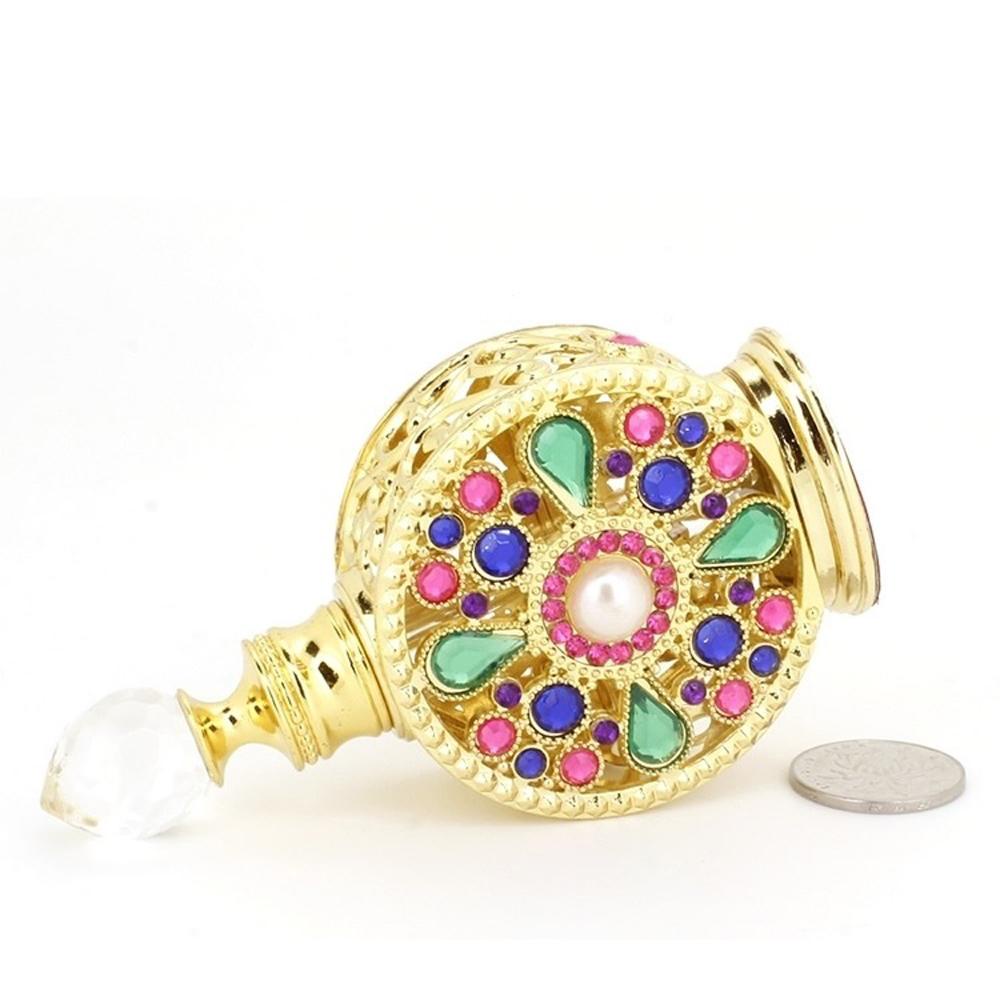 Bình Đựng Nước Hoa Back2Lilife Phong Cách Trung Đông|Bình Rỗng Đựng Mỹ Phẩm Bằng Hợp Kim Phong Cách Ả Rập