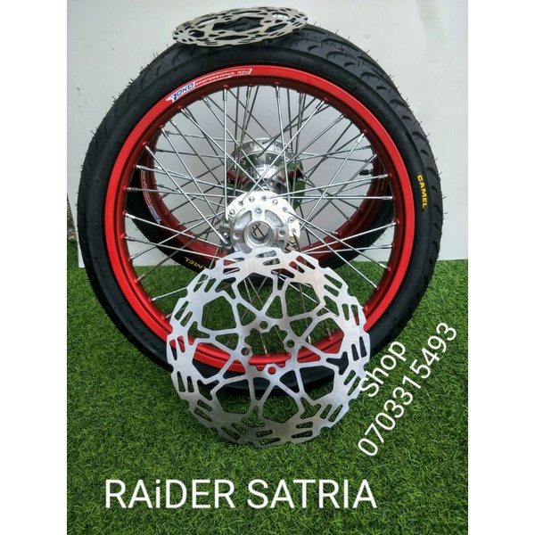BÁNH CĂM RAIDER SATRIA NIỀN YOKO 1.4 1.6  FULL VỎ CAMEL  60 .70 GẮN NHƯ RIN