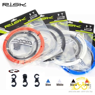 Bộ vỏ ruột dây đề dây phanh xe đạp RISK
