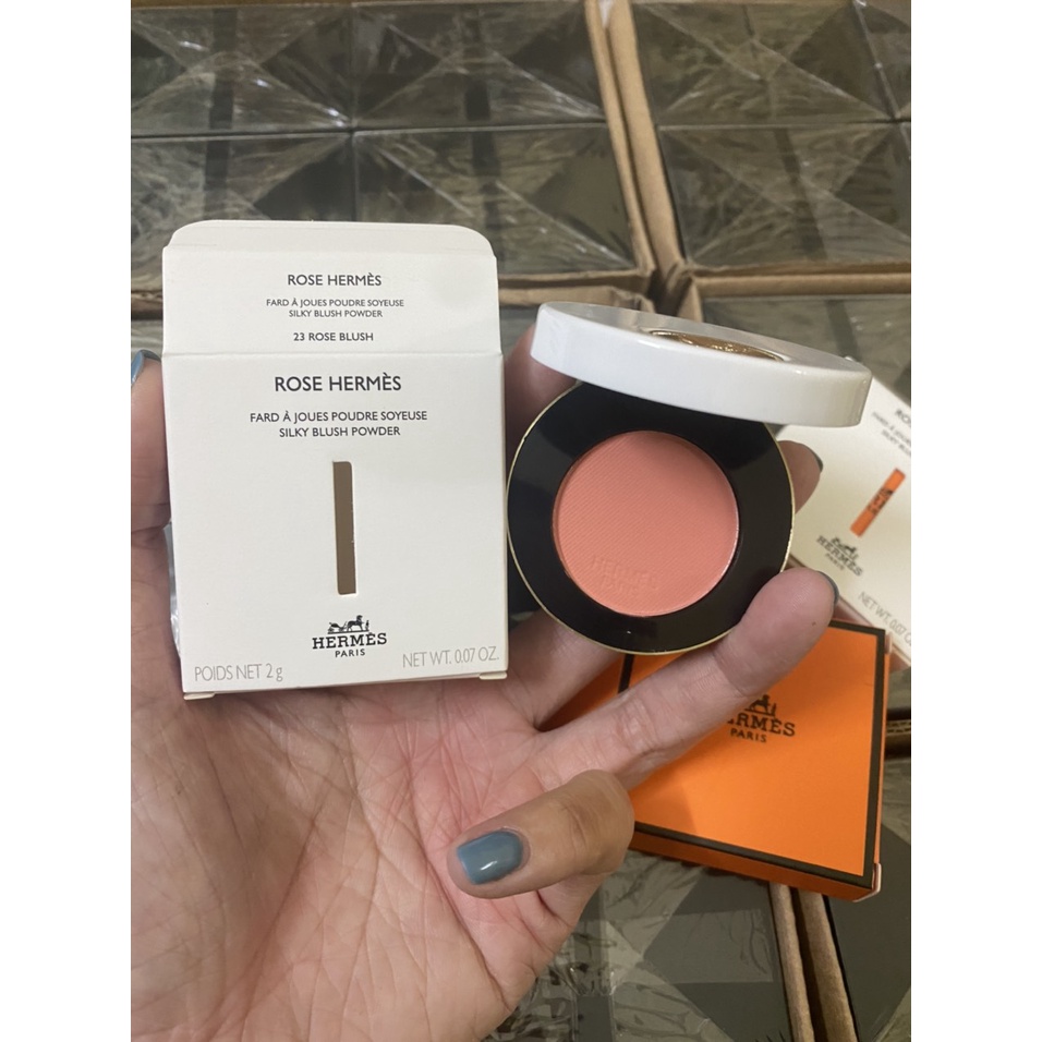Mẫu dùng thử Phấn má hồng Herme 2021 - mẫu dùng thử 2g tông màu hồng đáng yêu