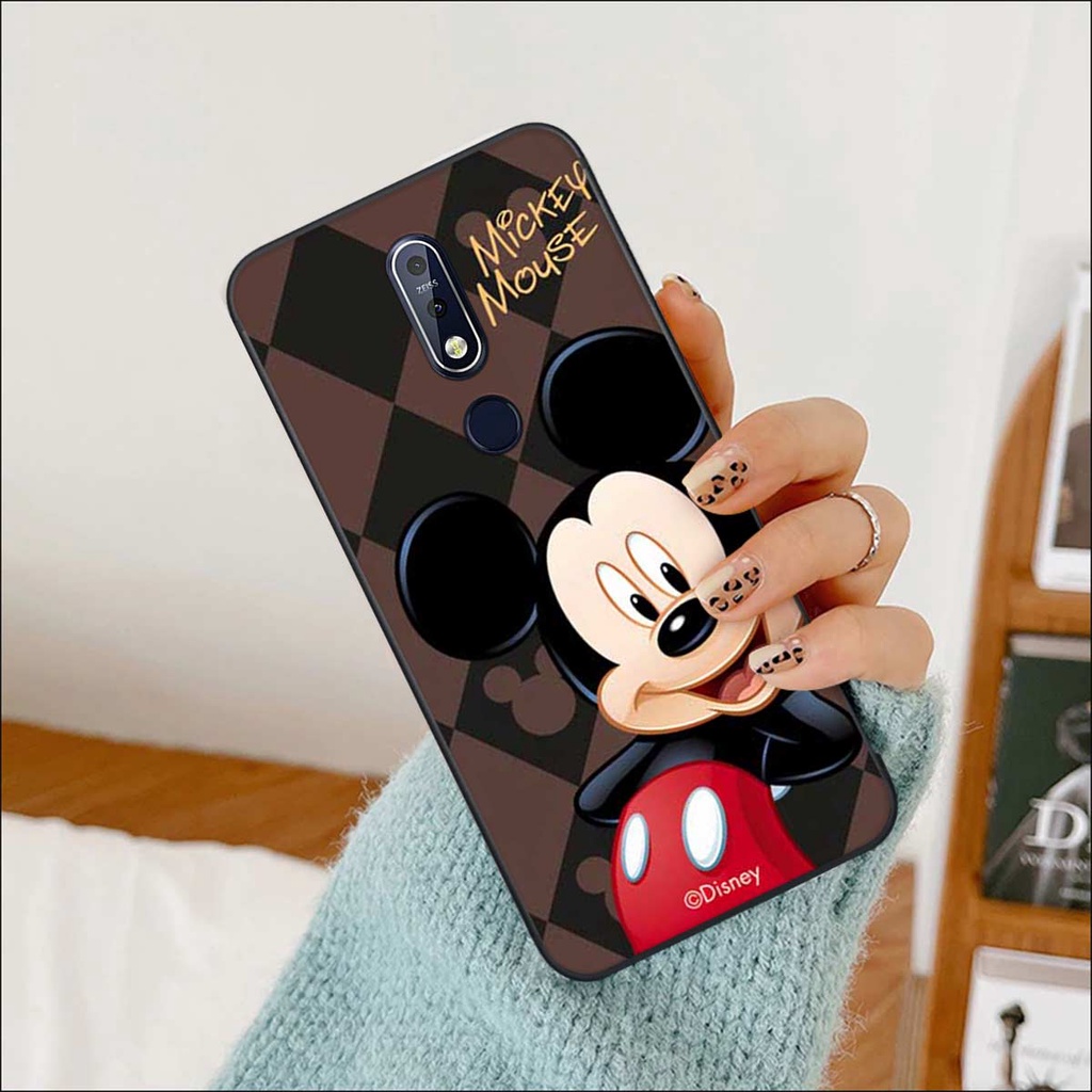 Ốp lưng điện thoại Nokia 7.1 / 7.1 Plus hình mic key min nie mouse thời trang, vỏ ốp rẻ đẹp