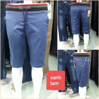 Quần sọt nam kaki lưng thun