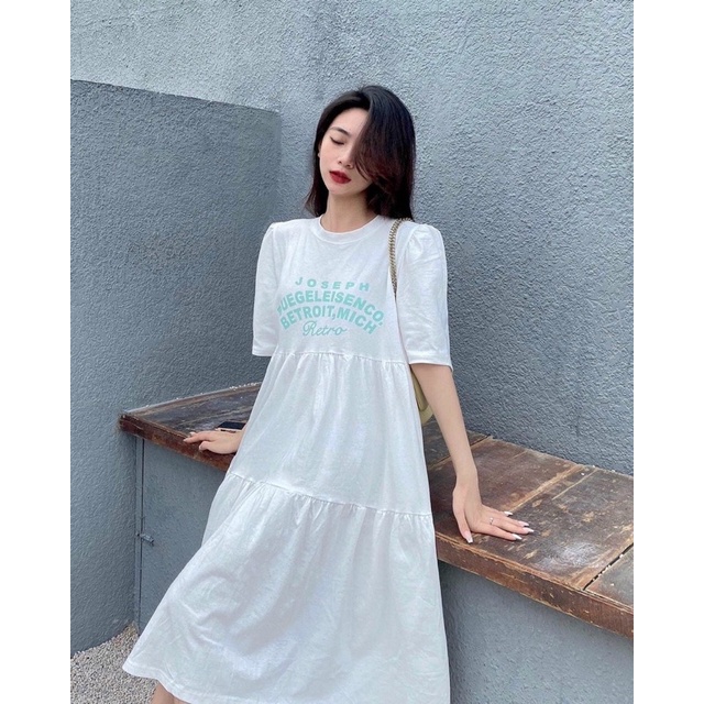 VÁY BABY DOLL CHỮ NGỰC