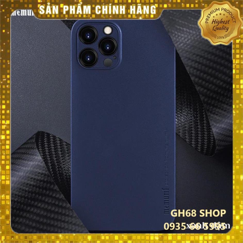Ốp lưng MEMUMI SIÊU MỎNG 0.3mm BẢO VỆ CAMERA iPhone 14 / 13 / 12 hiệu Memumi
