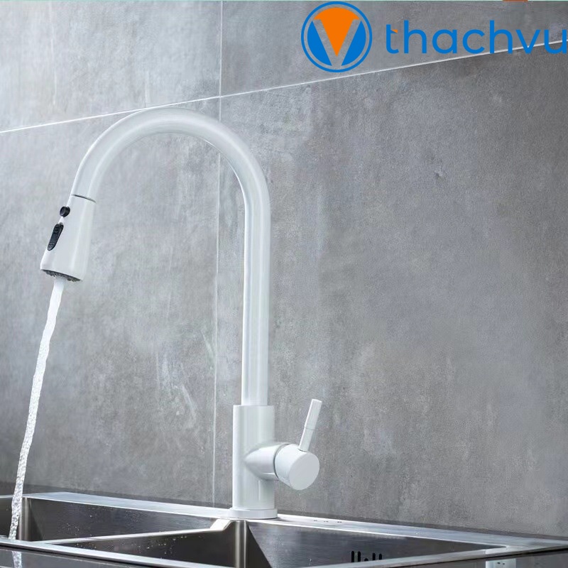 Chậu rửa chén bát bằng đá 2 hố lớn 99x48 kèm xả, bồn đá granite chống xước không ố vàng, tráng men chống thấm vĩnh viễn