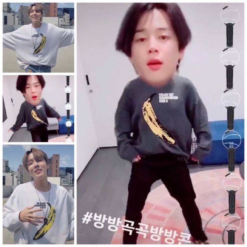 (Tặng ảnh BTS)Sweater BTS chuối