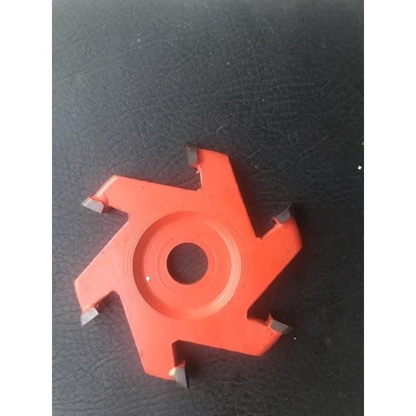 lưỡi phay  xéo 6  cánh đỏ