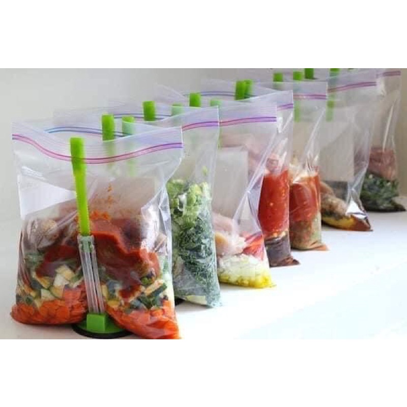 20 Túi đựng kéo zip - túi đựng thực phẩm có khoá 20 x 25cm