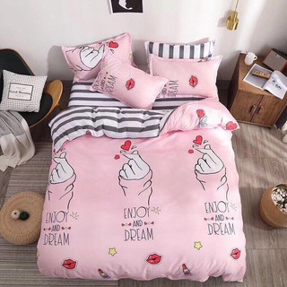 Bộ chăn ga gối poly cotton nhập