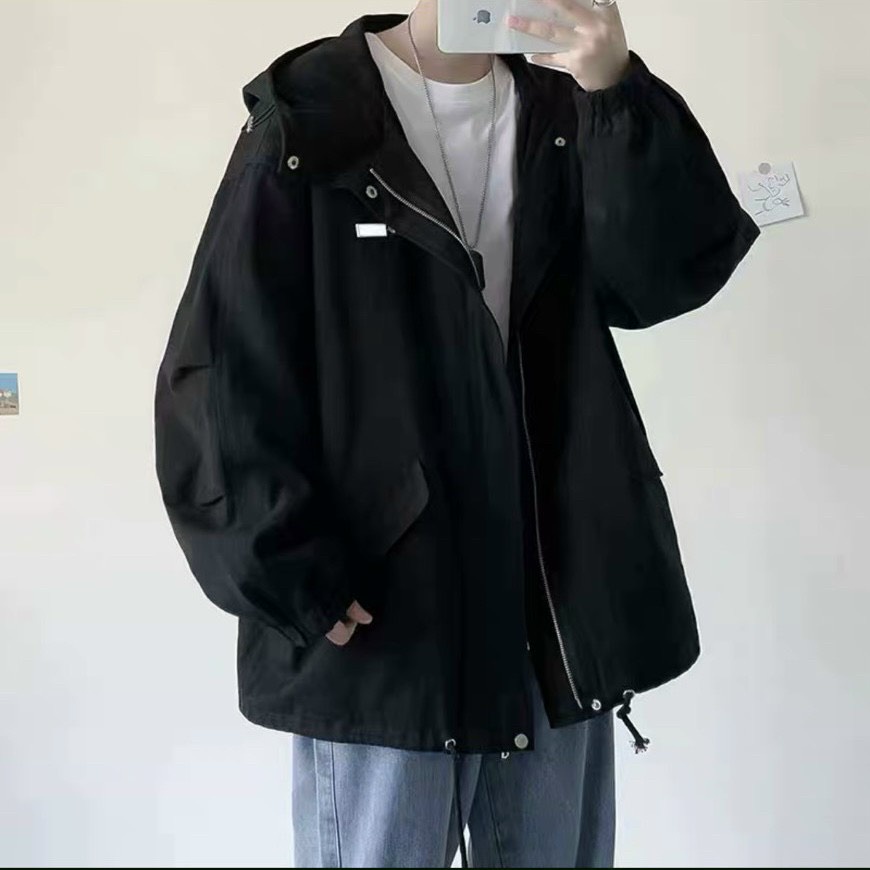 ÁO KHOÁC DÙ NHẸ KIỂU BOMBER UNISEX KHÓA KÉO TRƠN CHỐNG NẮNG SIÊU RẺ U3994