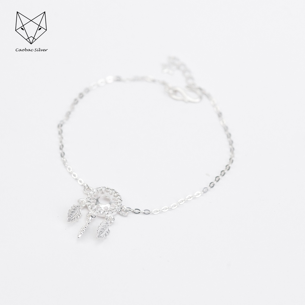 Lắc Tay Bạc Ta S925 Cao Cấp CaoBac Silver Dream Đính Đá Ước Mơ Đáng Yêu Phong Cách Nhẹ Nhàng Cho Nữ