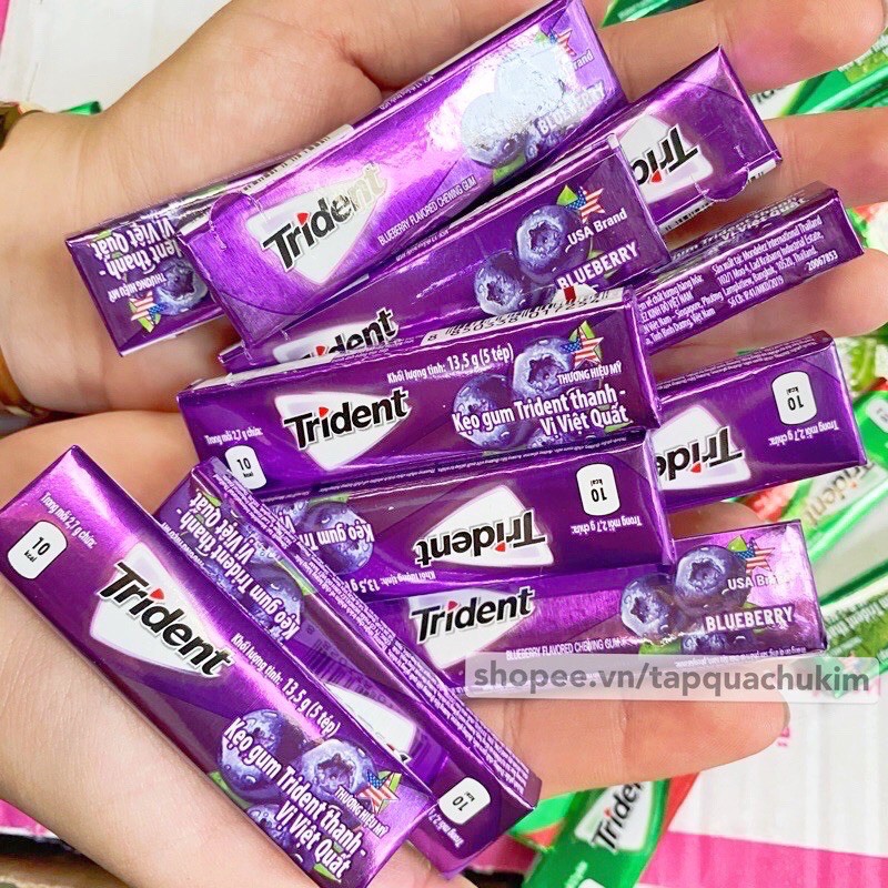 Kẹo cao su Trident USA / Singum TRIDENT Mỹ nhiều mùi | BigBuy360 - bigbuy360.vn
