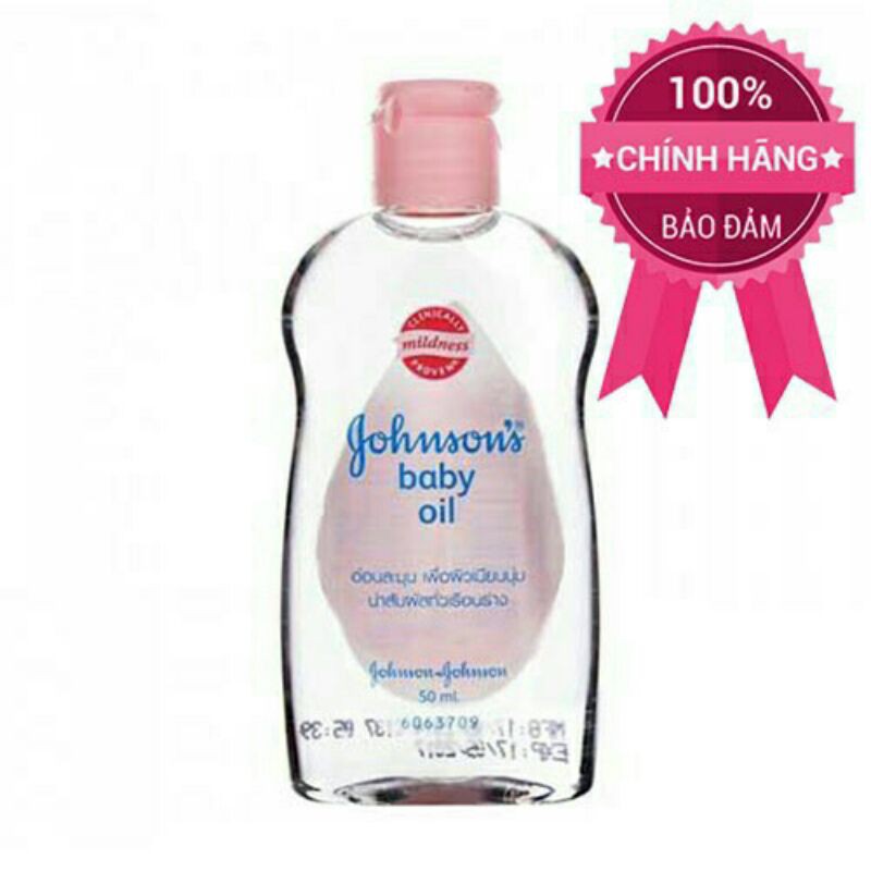 Dầu Massage Johnson's Baby Oil ( Chai 50ml, 200ml)