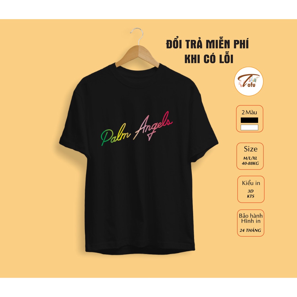 Áo thun tay lỡ PLAM ANGEL phông UNISEX nam nữ TEEN chất liệu cotton 100% thoáng mát