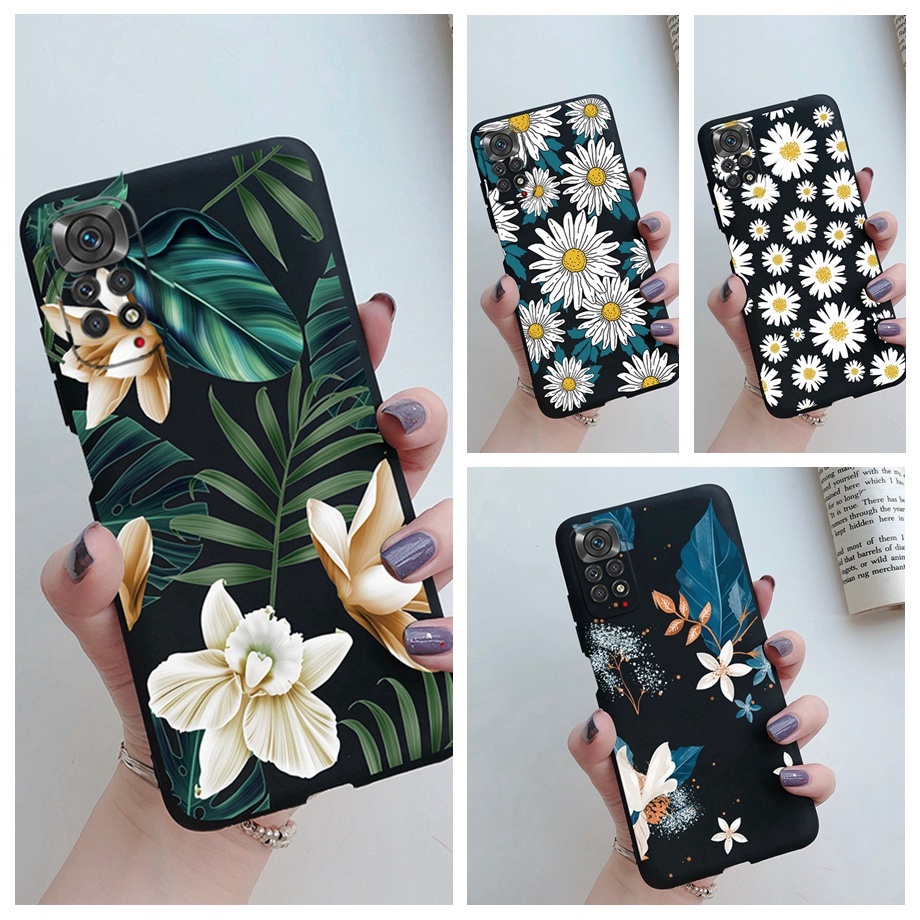 Ốp Điện Thoại TPU Dẻo Họa Tiết Hoa Bướm Sang Trọng Thời Trang Cho Xiaomi Redmi Note11 Note 11 PRO 4G 5G