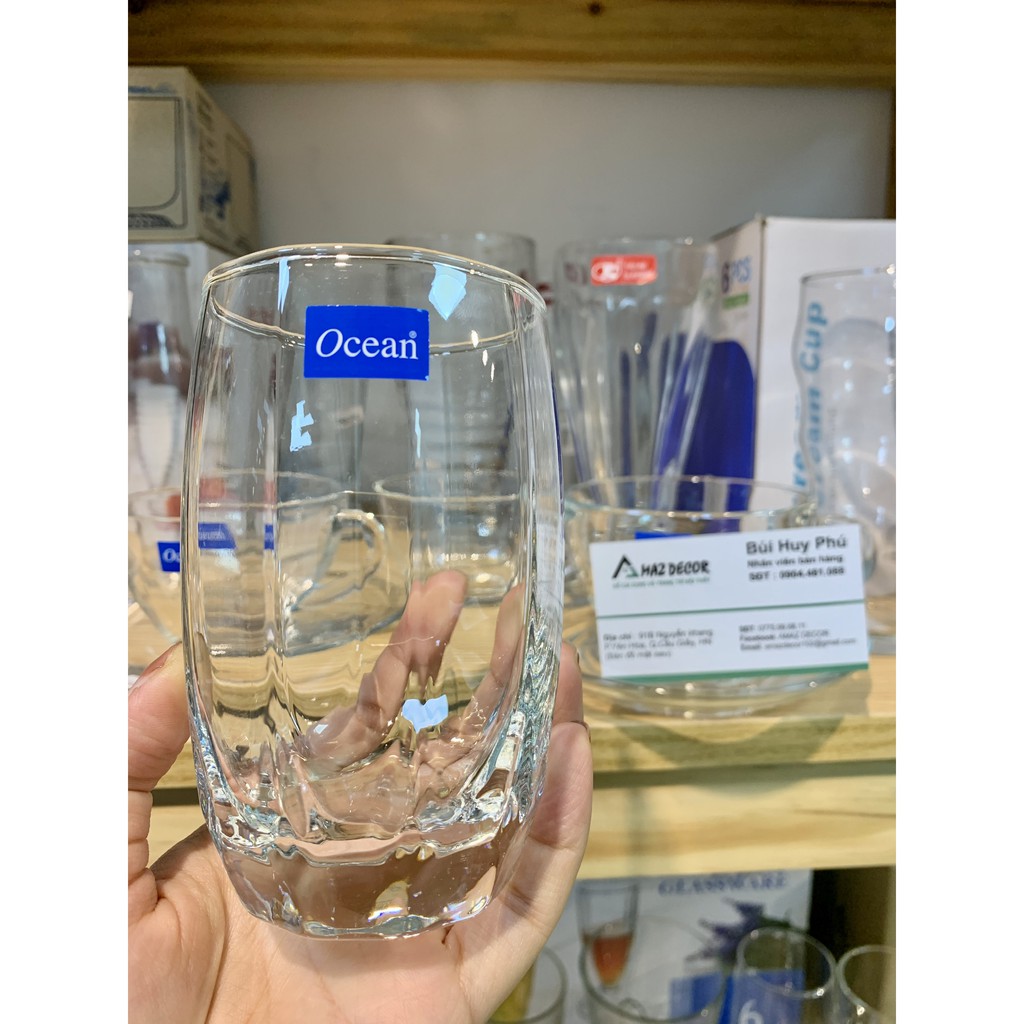 [Đại lý Ocean]Bộ 6 Cốc ly kim cương thủy tinh thái lan Ocean Charisma Hi Ball 335ml B22711