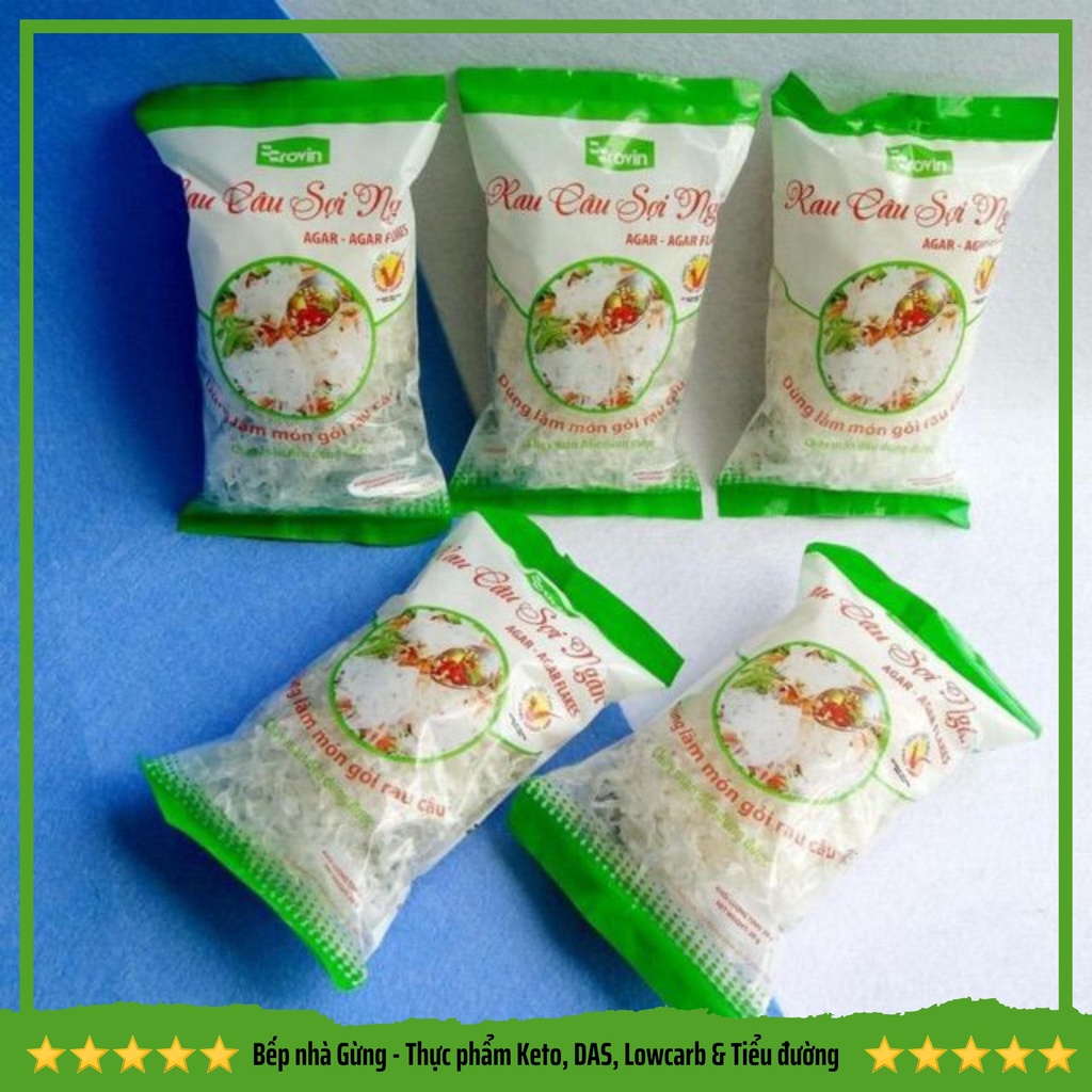 Miến rau câu Hoàng Yến 20gr- For Keto, DAS, Lowcarb, Eatclean & Tiểu đường