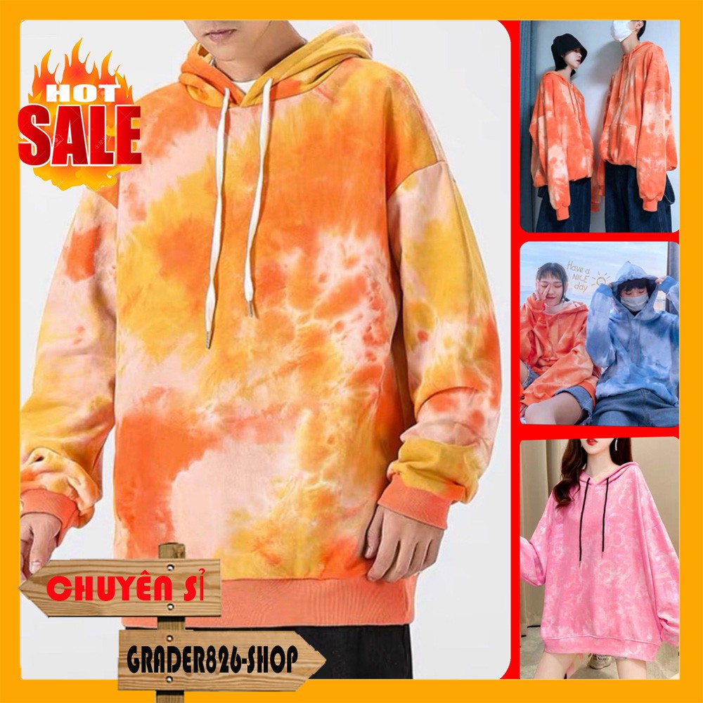 Áo Hoodie Nữ Nam - Áo Khoác Nỉ Unisex LOANG MÀU Siêu Hot ( KÈM ẢNH THẬT ) | BigBuy360 - bigbuy360.vn