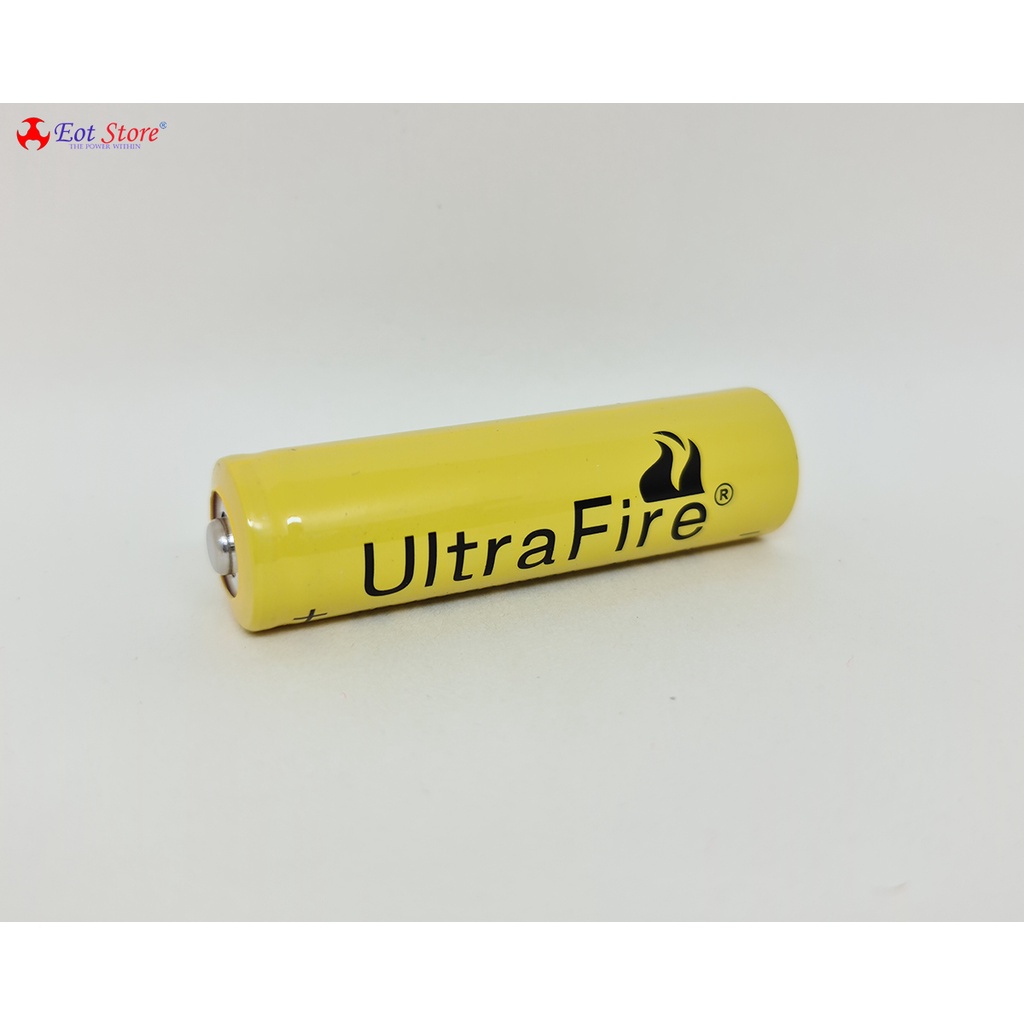 PIN SẠC LITHIUM ULTRAFIRE 18650 - ĐIỆN ÁP DANH ĐỊNH 3.7V, SẠC ĐẦY 4.2V - DUNG LƯỢNG TỐI ĐA 9800MAH