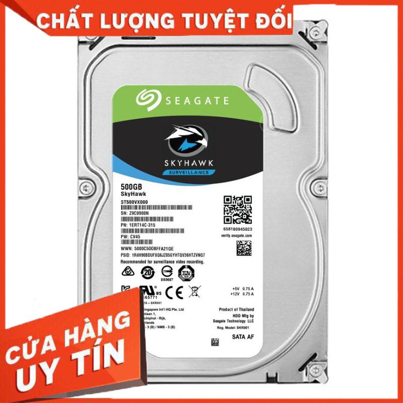 Ổ cứng chuyên dụng cho Camera giám sát HDD Seagate Skyhawk 500GB - Bảo hành  1 đổi 1