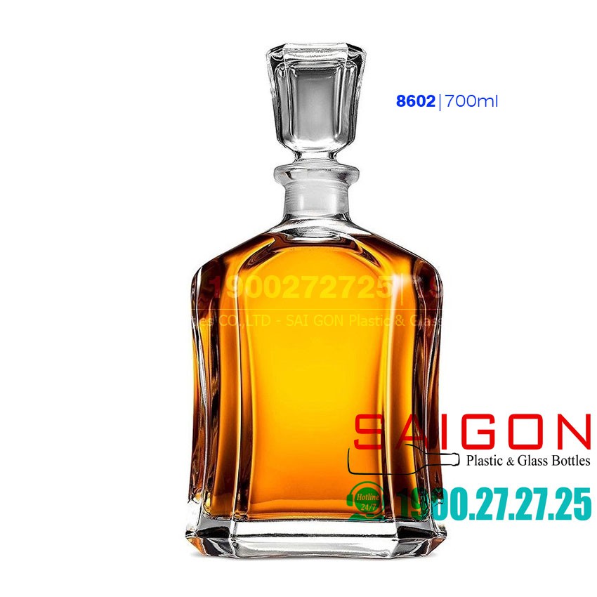 Bình Thủy Tinh Italia Bormioli Capitol 700ml  | Thủy Tinh Cao Cấp , Nhập Khẩu Italia