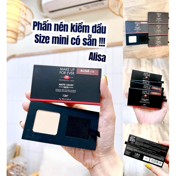 Phấn nén kiềm dầu size mini Make up forever - ALISA