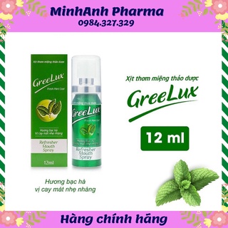 Xịt thơm miệng Greelux (dung tích 12ml)