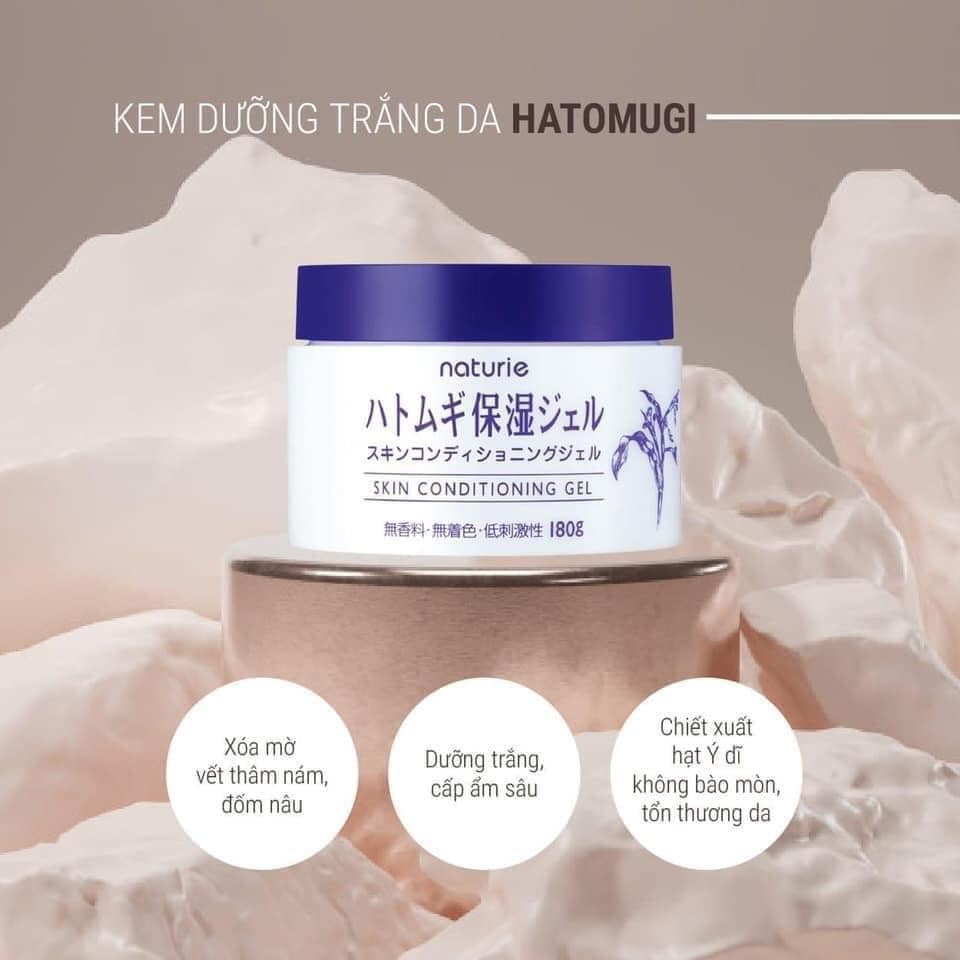 Kem dưỡng ẩm trẻ hoá da Ý dĩ Naturie Skin Conditioning Nhật Bản