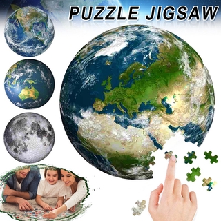 [sdp] 1000 Pieces Adult Difficult Circular Jigsaw Puzzle Moon Funny Toys Learning
