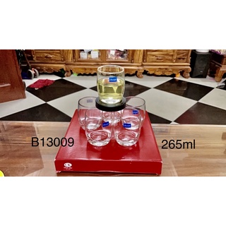 Cốc lùn bầu b13009-265ml-ly thủy tinh-cốc thủy tinh ocean-6cái/hộp