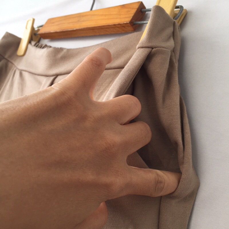 Quần culotes Nhật màu ngọt có túi Eo 69-88