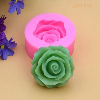 Khuôn Silicone Làm Bánh Hình Hoa Hồng 3d