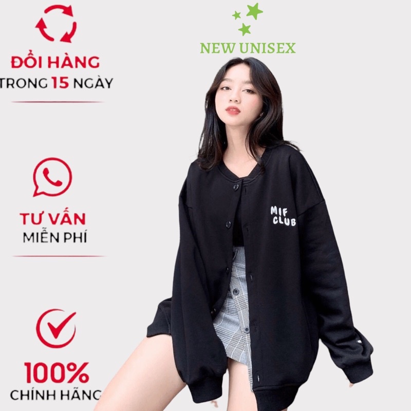 Áo khoác cadigan nỉ ngoại in chữ mềm mịn form chuẩn TP308 [NewUnisex]