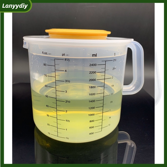 Cốc Đo Lường Trong Suốt Có Nắp Thể Tích 2.5l