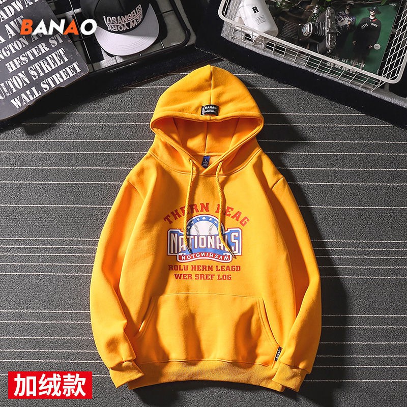 Áo Hoodie Dáng Rộng Có In Chữ Thời Trang Cao Cấp Cho Nam