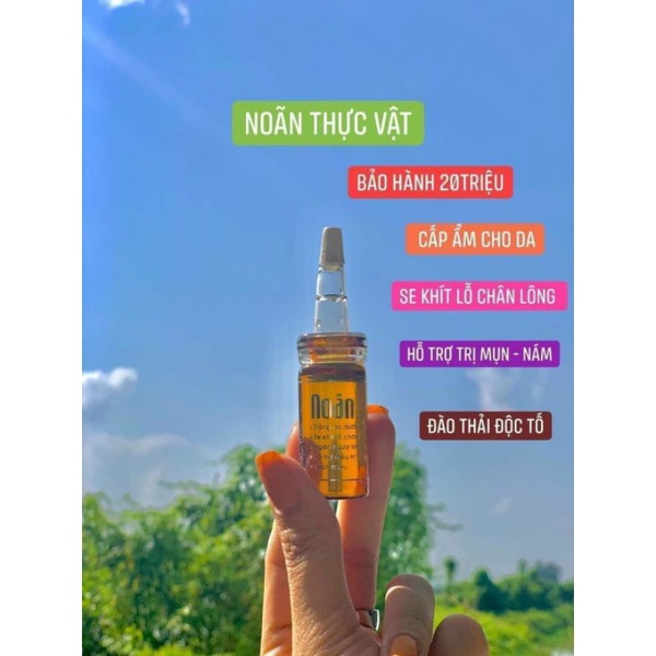 Serum NOÃN Thực Vật trắng da dưỡng ẩm, ngăn ngừa lão hoá