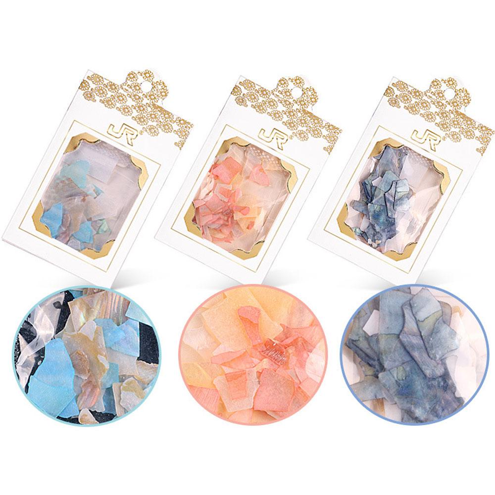 USNOW Lát Vỏ Sò Lấp Lánh Trang Trí Móng Tay