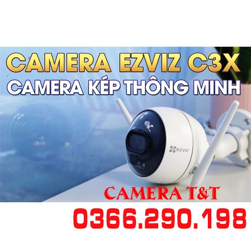 [MÀU BAN ĐÊM] C3X - CAMERA IP WIFI 1080P NGOÀI TRỜI AL THÔNG MINH EZVIZ C3X - HÀNG CHÍNH HÃNG - KÈM THẺ NHỚ | BigBuy360 - bigbuy360.vn