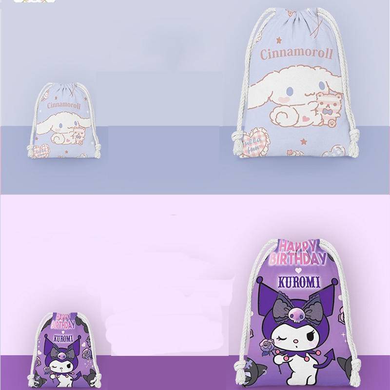 Sanrio mymelody Kuromi Cinnamoroll Túi Dây Rút Đựng Đồ Lót / Giày Thể Thao Du Lịch Sắp Xếp Gọn Gàng