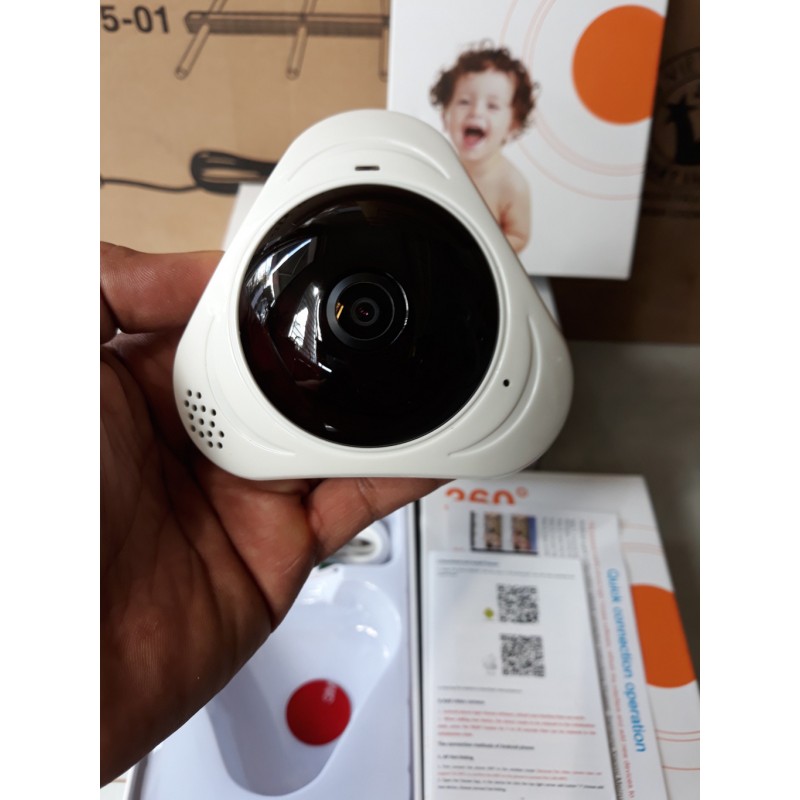 camera wifi yoose ốp trần siêu nhỏ gọn quay toàn cảnh 360 độ KÈM THẺ 64GB - 1080P - xem đêm sắc nét  . | BigBuy360 - bigbuy360.vn