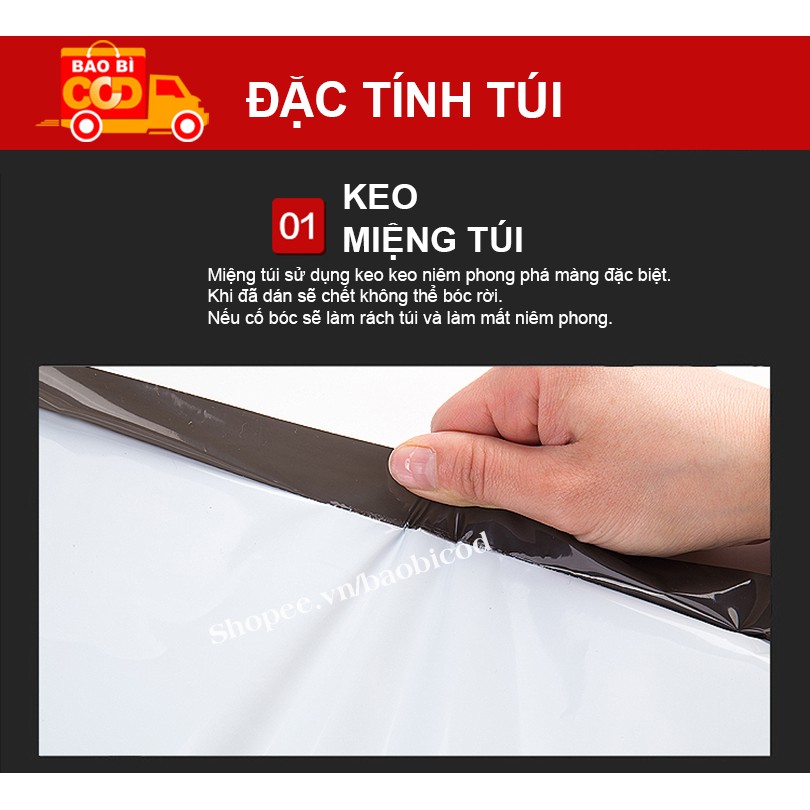 Túi Gói Hàng Túi Niêm Phong Tự Dính - Size 20x30cm Màu Tự Chọn