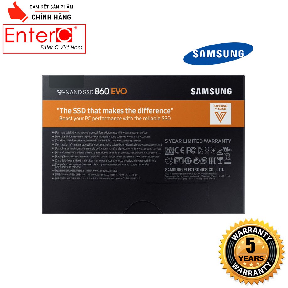 Ổ cứng SSD Samsung 860 Evo 250GB 2.5 Inch SATA III