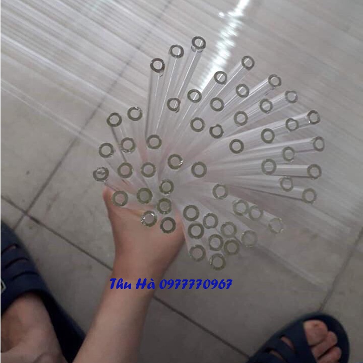 Ống thủy tinh Fi6 dài 20cm gồm 20 đoạn