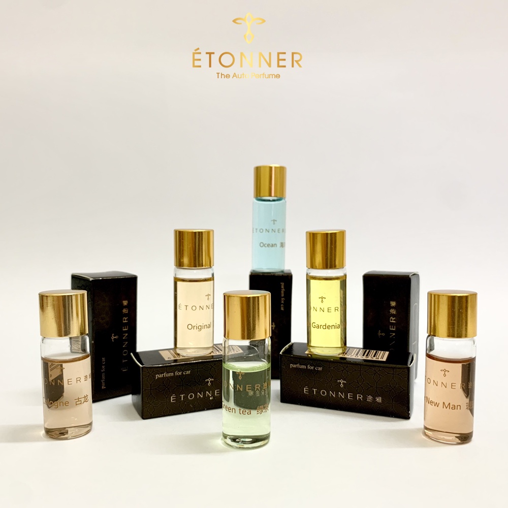 Nước hoa ô tô mini Etonner khử mùi xe hơi chính hãng Green Tea